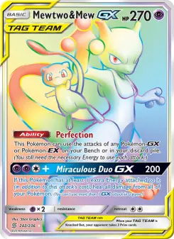 Mewtwo e Mew GX