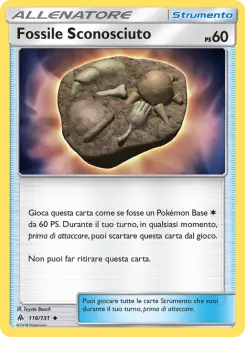 Fossile Sconosciuto