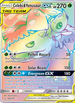 Celebi e Venusaur GX