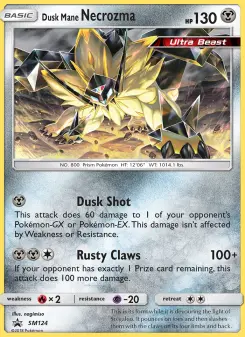 Necrozma Criniera del Vespro