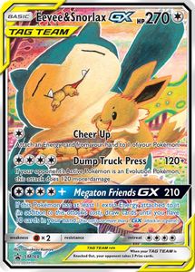 Eevee e Snorlax GX