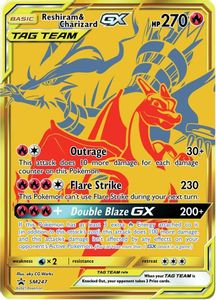 Reshiram e Charizard GX