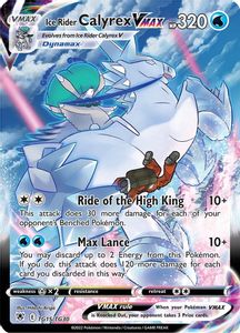 Calyrex Cavaliere Glaciale VMAX